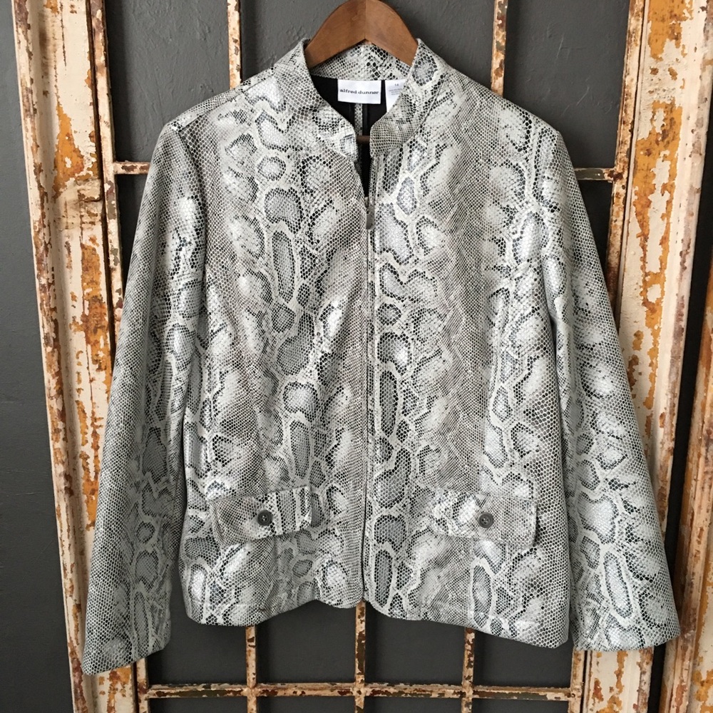 Alfred Dunner Snake Skin Jacket